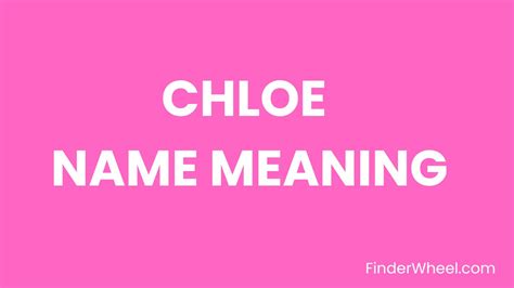 chloe name meaning|male version of chloe.